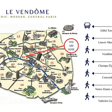 Apartment Le Vendome - Moderne & Elegant - Business *